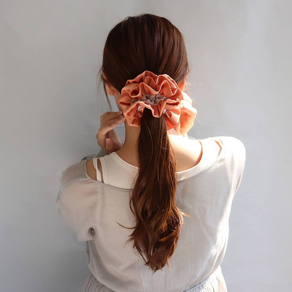 Bicolor Voluminous Scrunchie