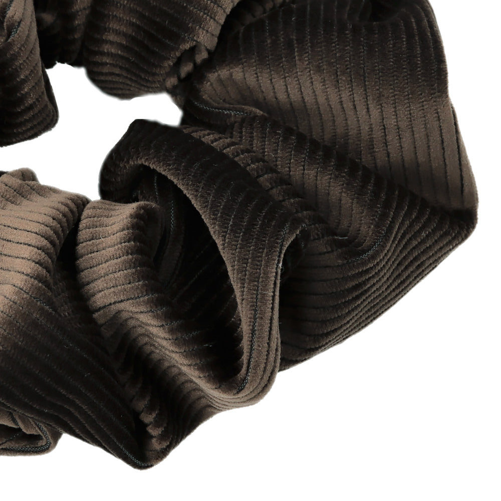 Neutral Tone Textured Velvet Scrunchie