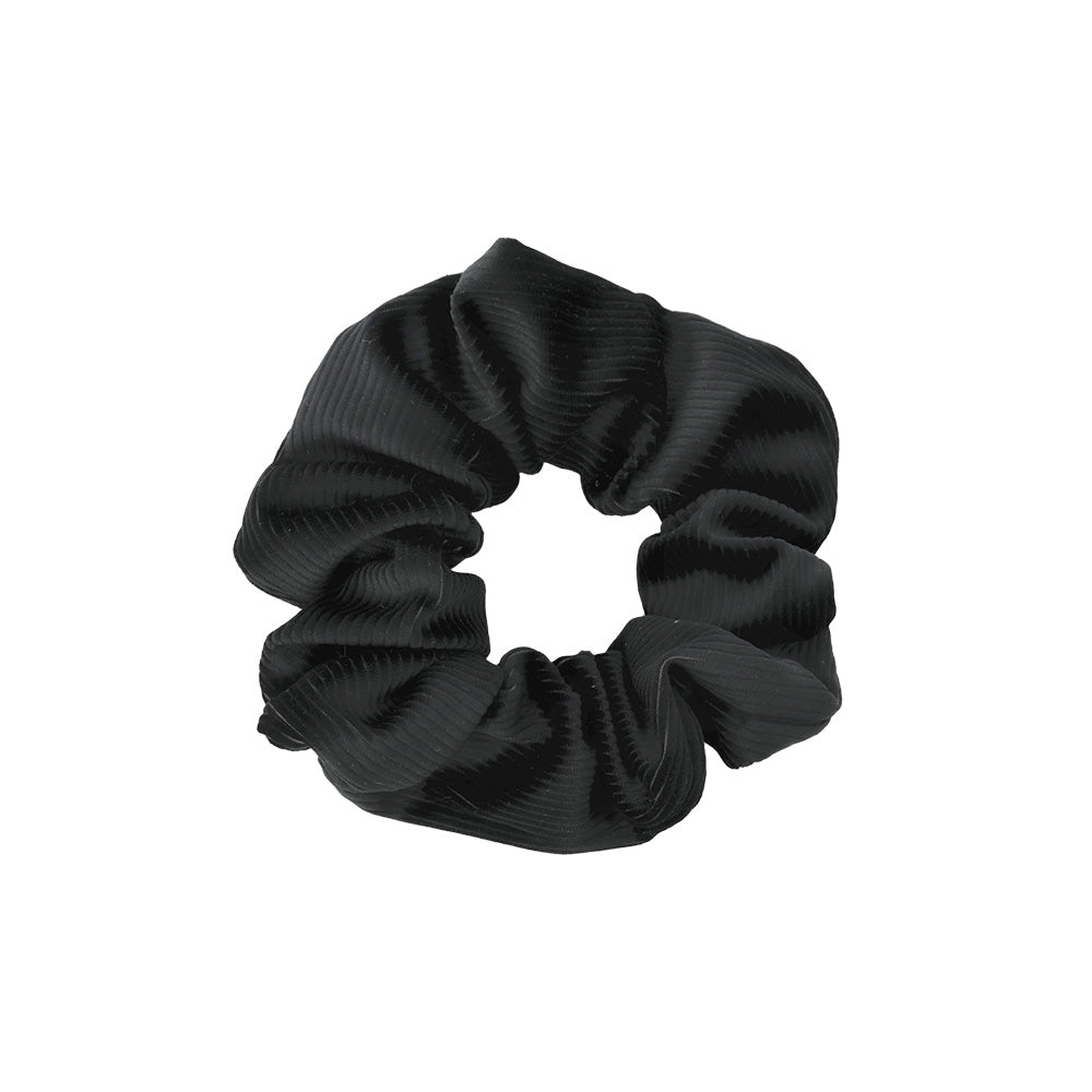 Neutral Tone Textured Velvet Scrunchie