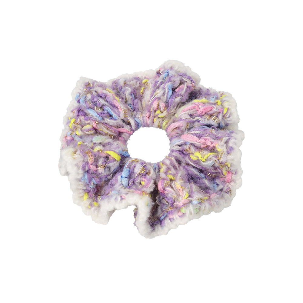 Knitted Pastel Scrunchie