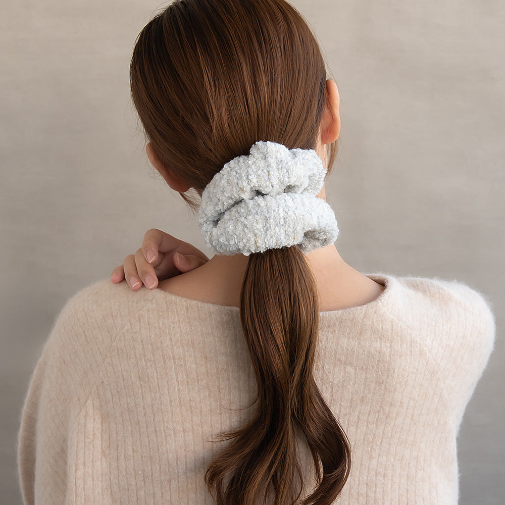 Fuzzy Voluminous Scrunchie