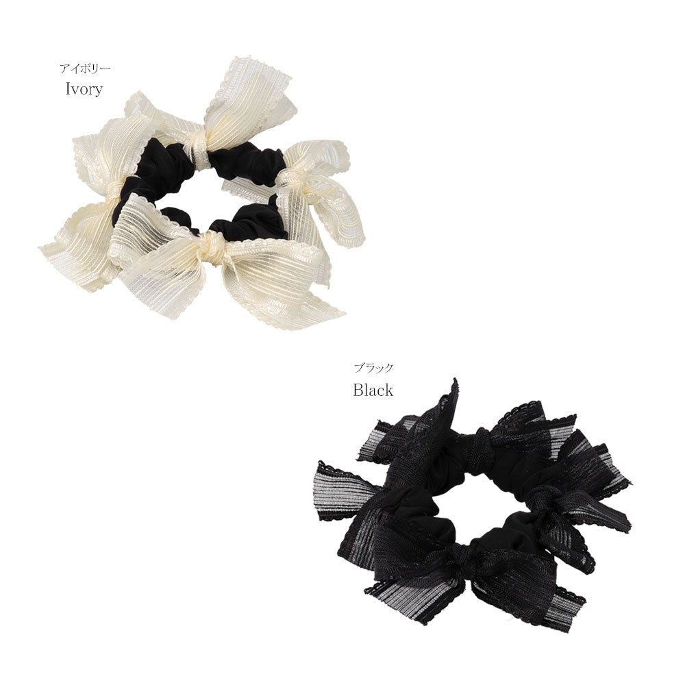 Sheer Bow Scrunchie