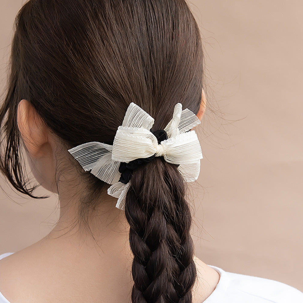 Sheer Bow Scrunchie - osewaya