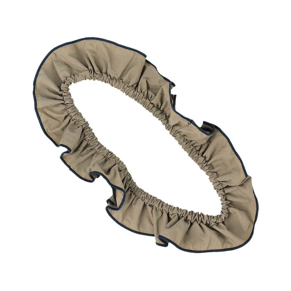 Contrast Trim Long Scrunchie