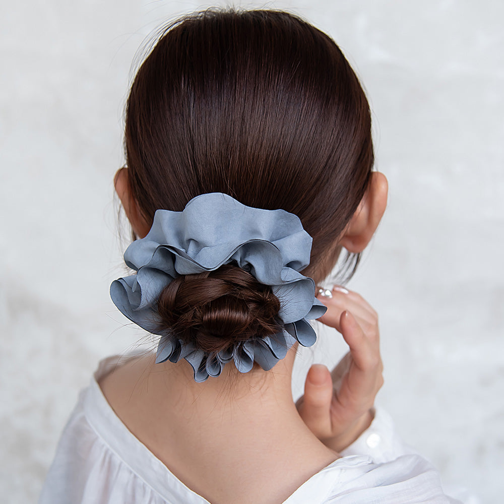 Matte Ruffle Scrunchie
