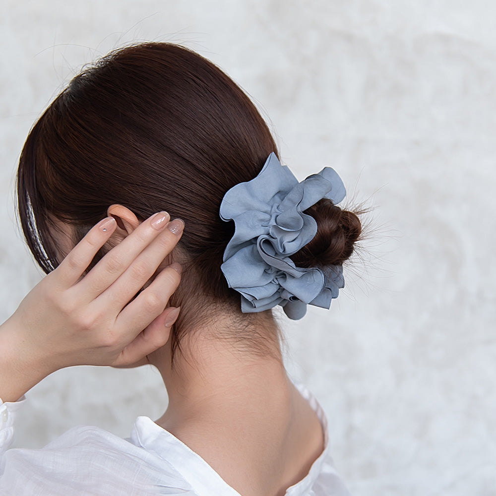 Matte Ruffle Scrunchie