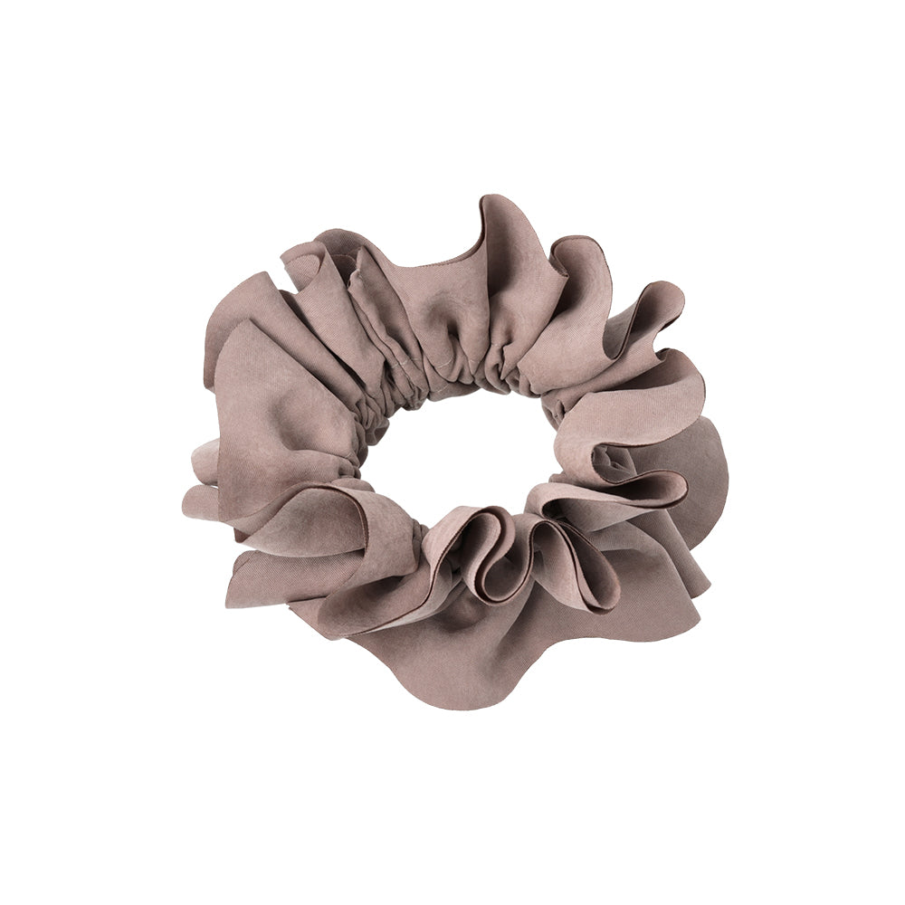 Matte Ruffle Scrunchie