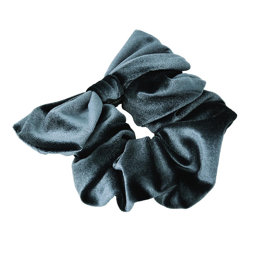 Large Velvet Bow Scrunchie