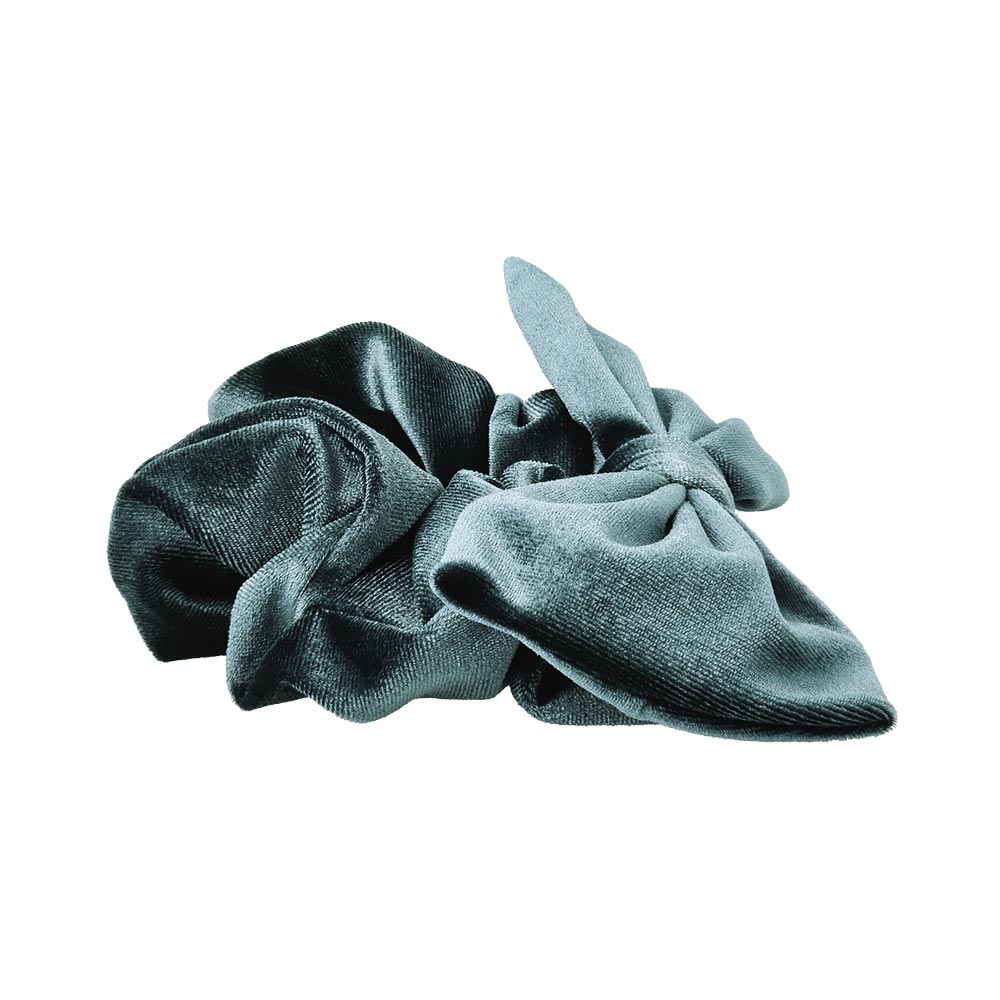 Large Velvet Bow Scrunchie