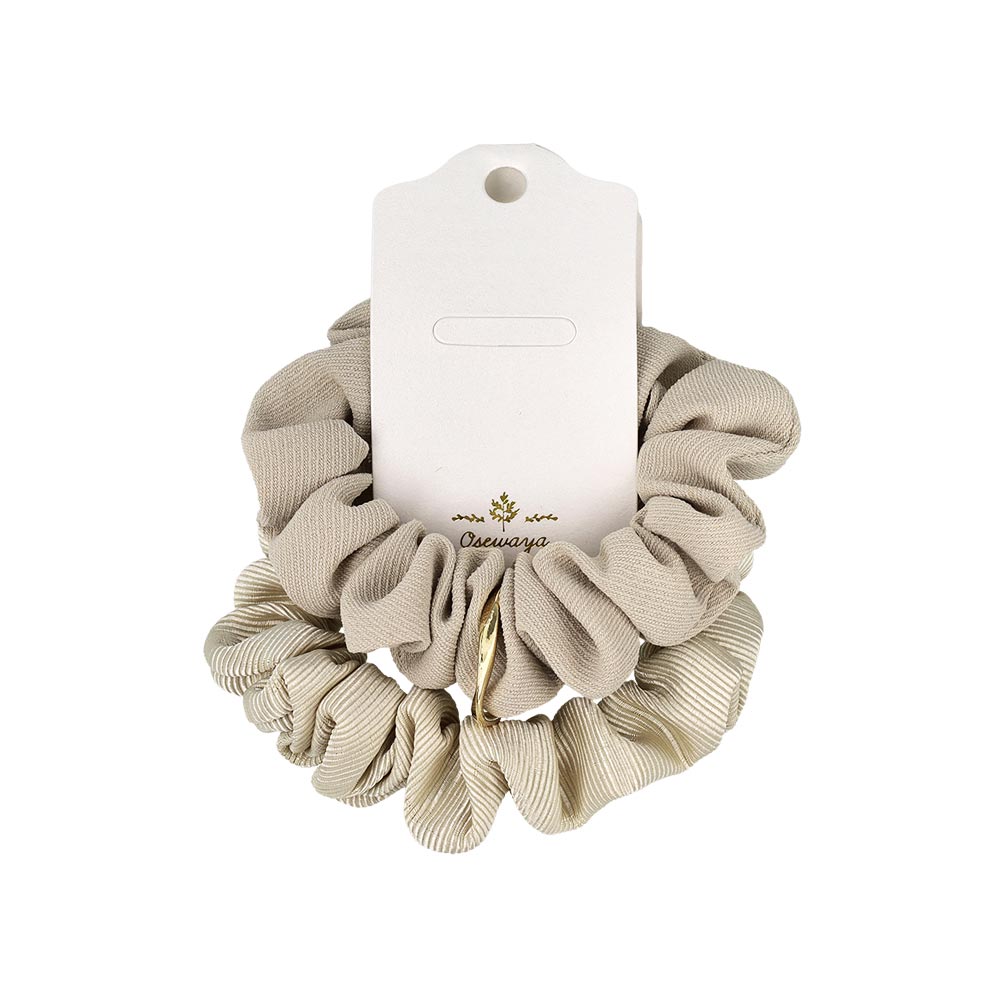 Textured Scrunchie Set