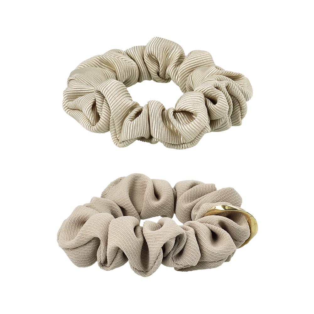 Textured Scrunchie Set