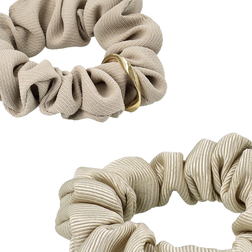 Textured Scrunchie Set