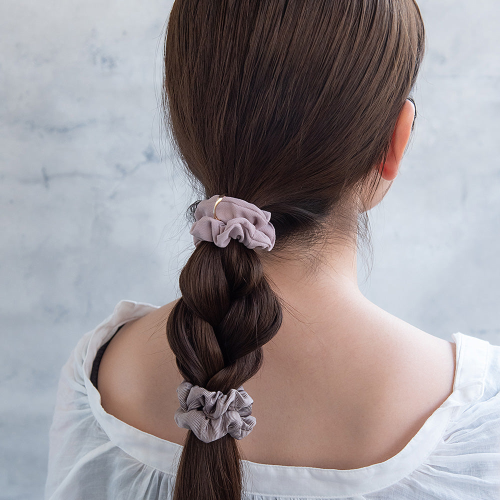 Textured Scrunchie Set