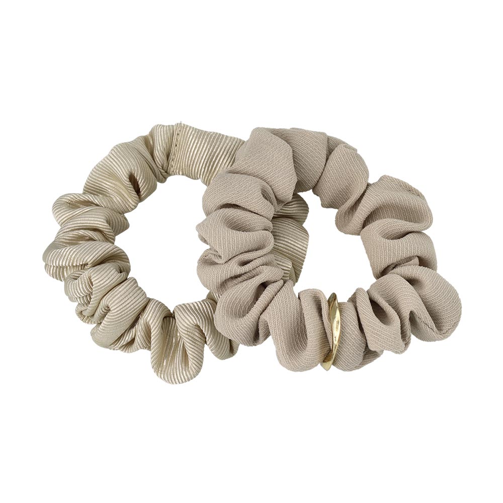 Textured Scrunchie Set