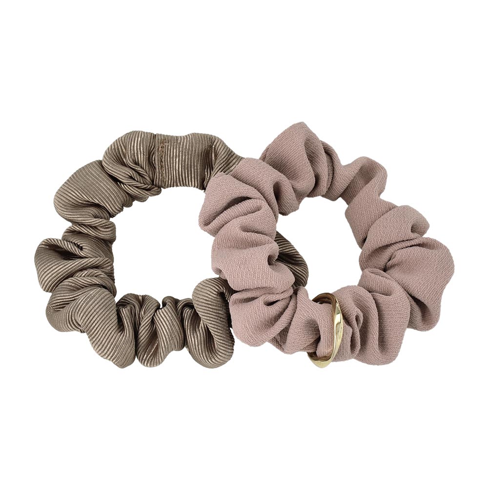 Textured Scrunchie Set