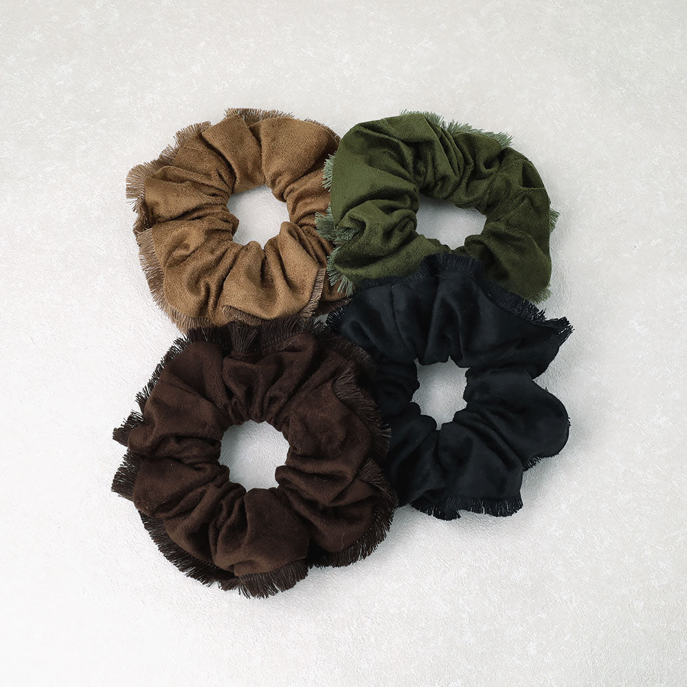 Fringe Edge Scrunchie