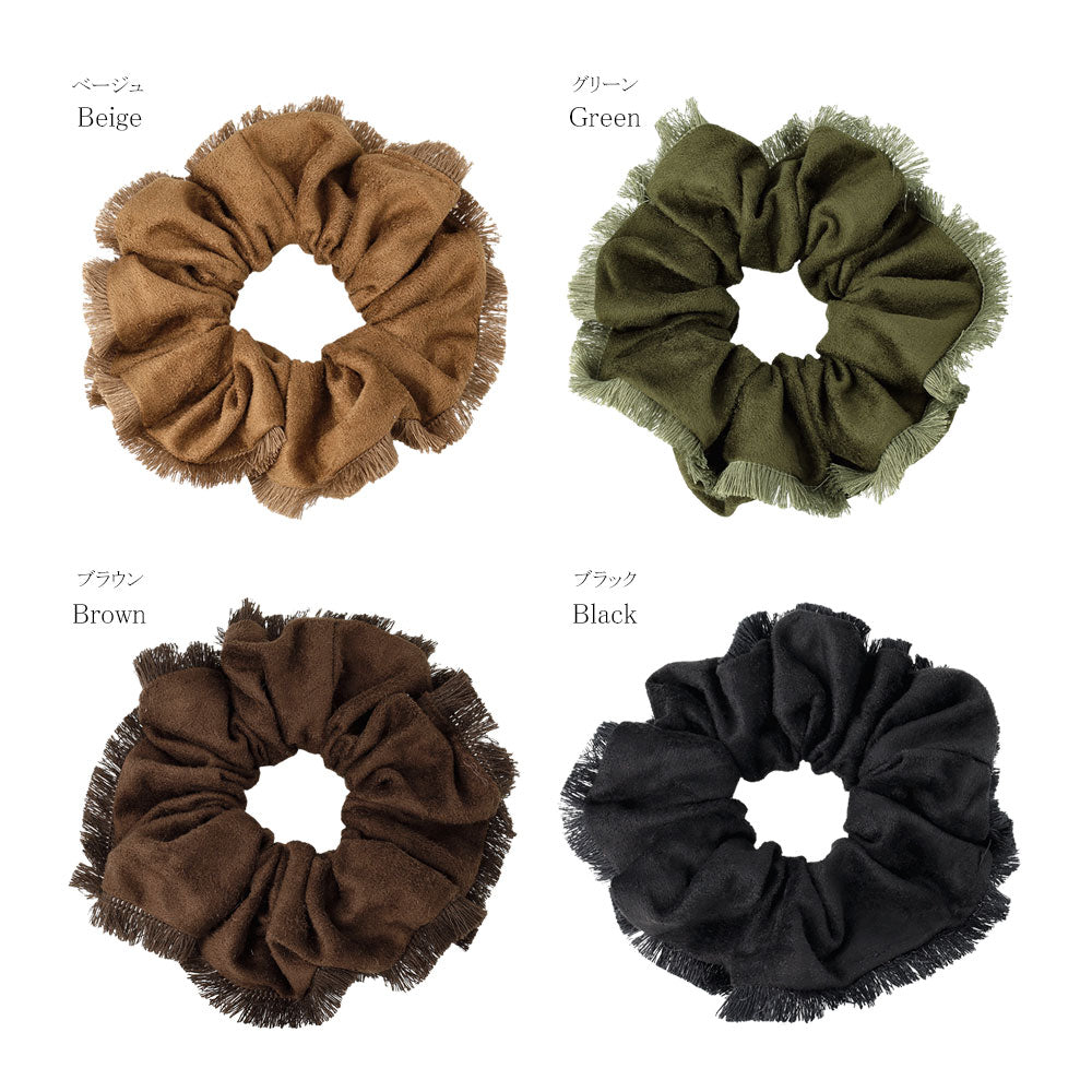 Fringe Edge Scrunchie
