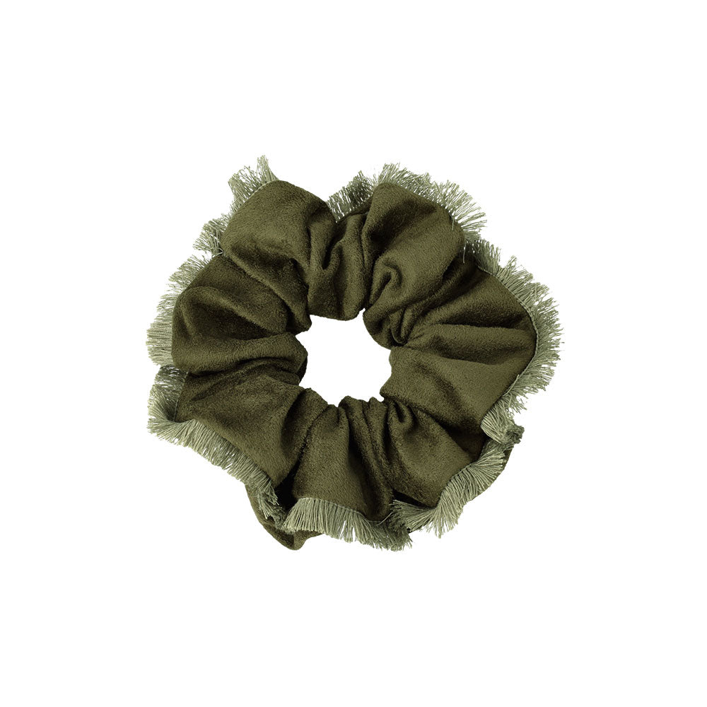 Fringe Edge Scrunchie