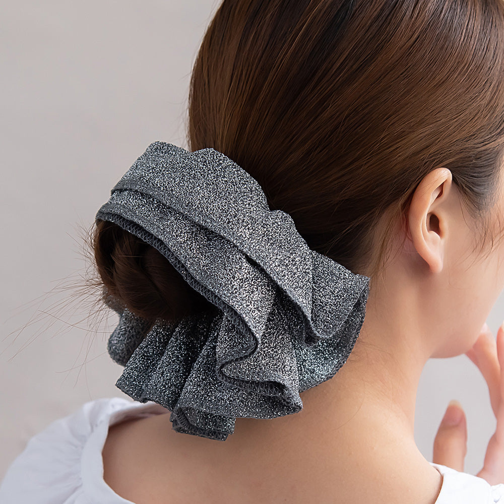 Large Glittery Scrunchie