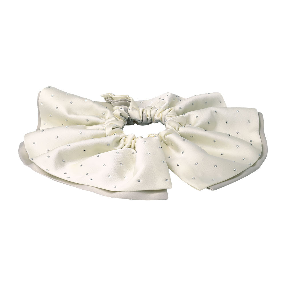 Oversized Metallic Dot Scrunchie