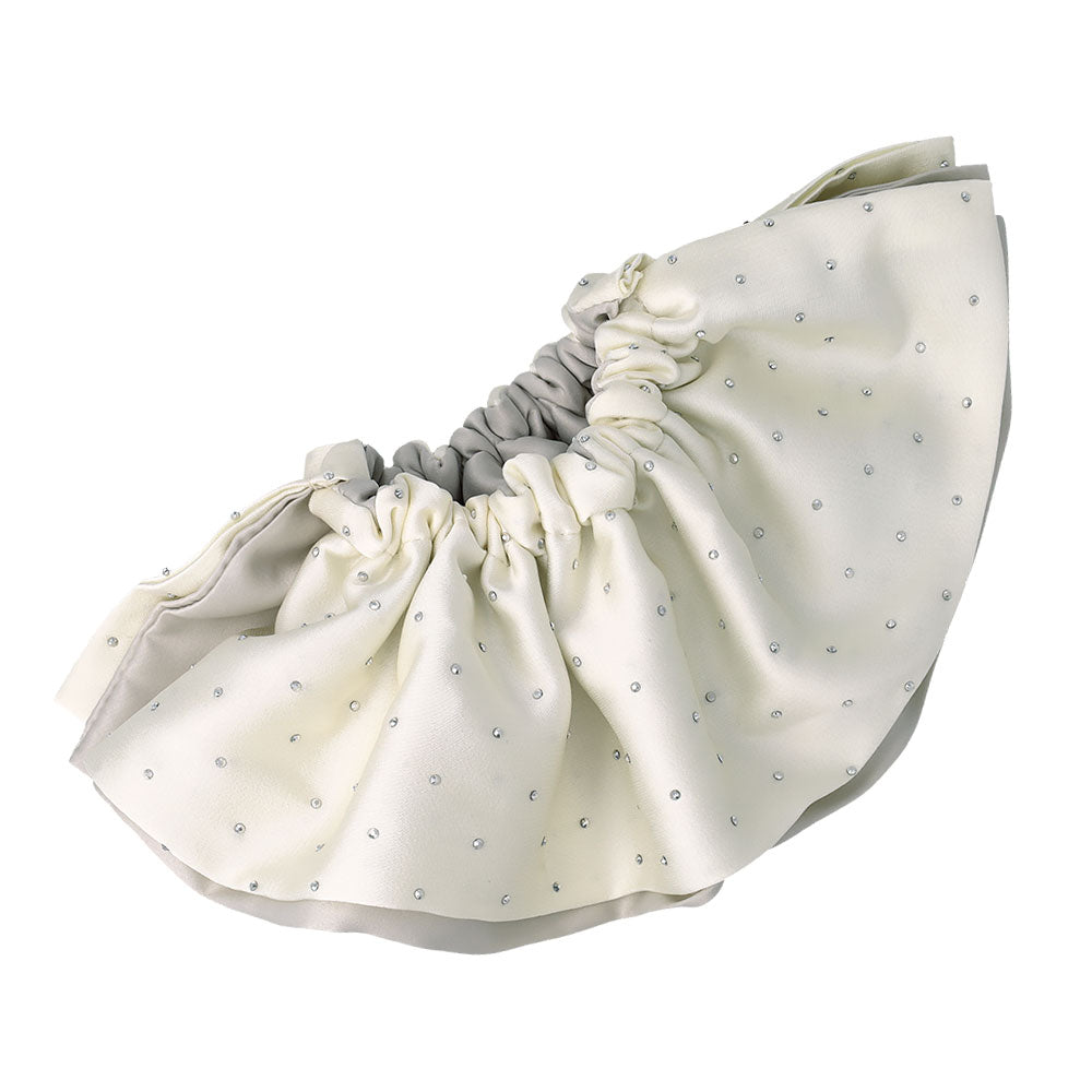 Oversized Metallic Dot Scrunchie