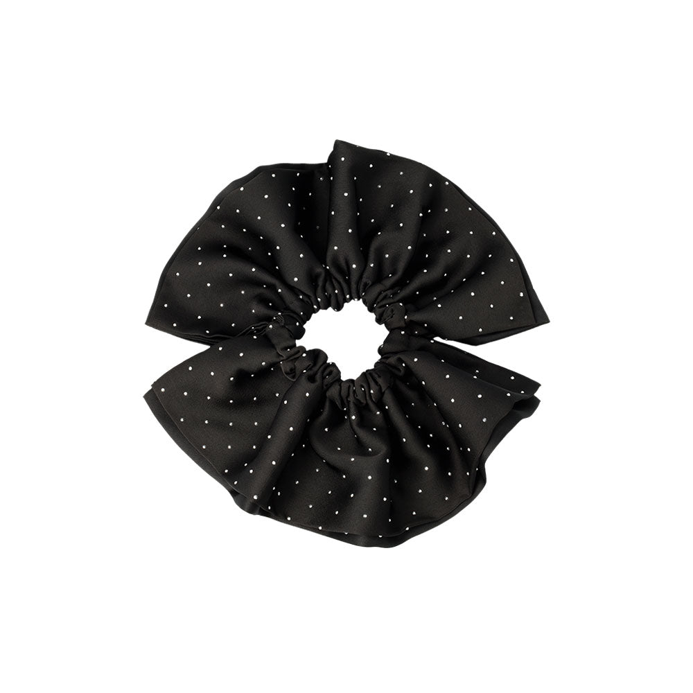 Oversized Metallic Dot Scrunchie