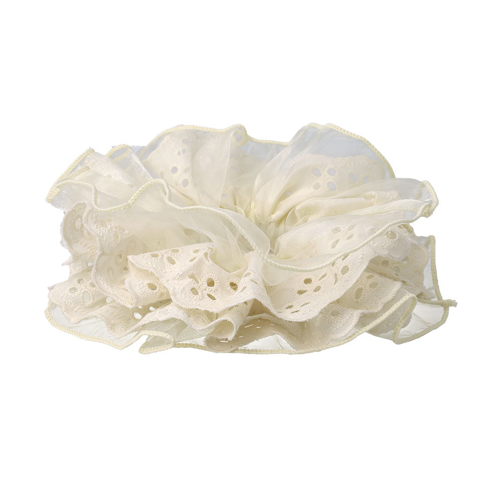 Oversized Sheer Layered Scrunchie