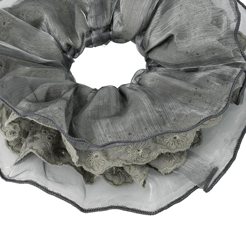 Oversized Sheer Layered Scrunchie