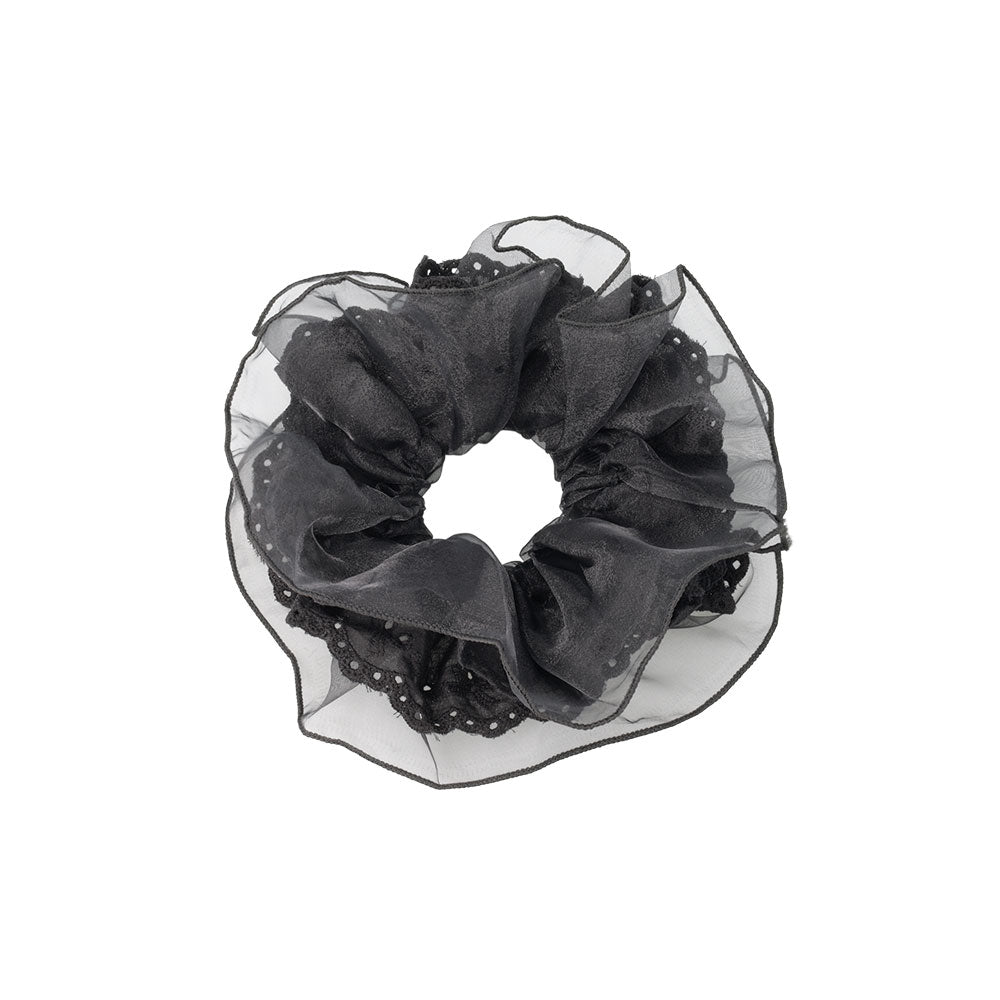 Oversized Sheer Layered Scrunchie