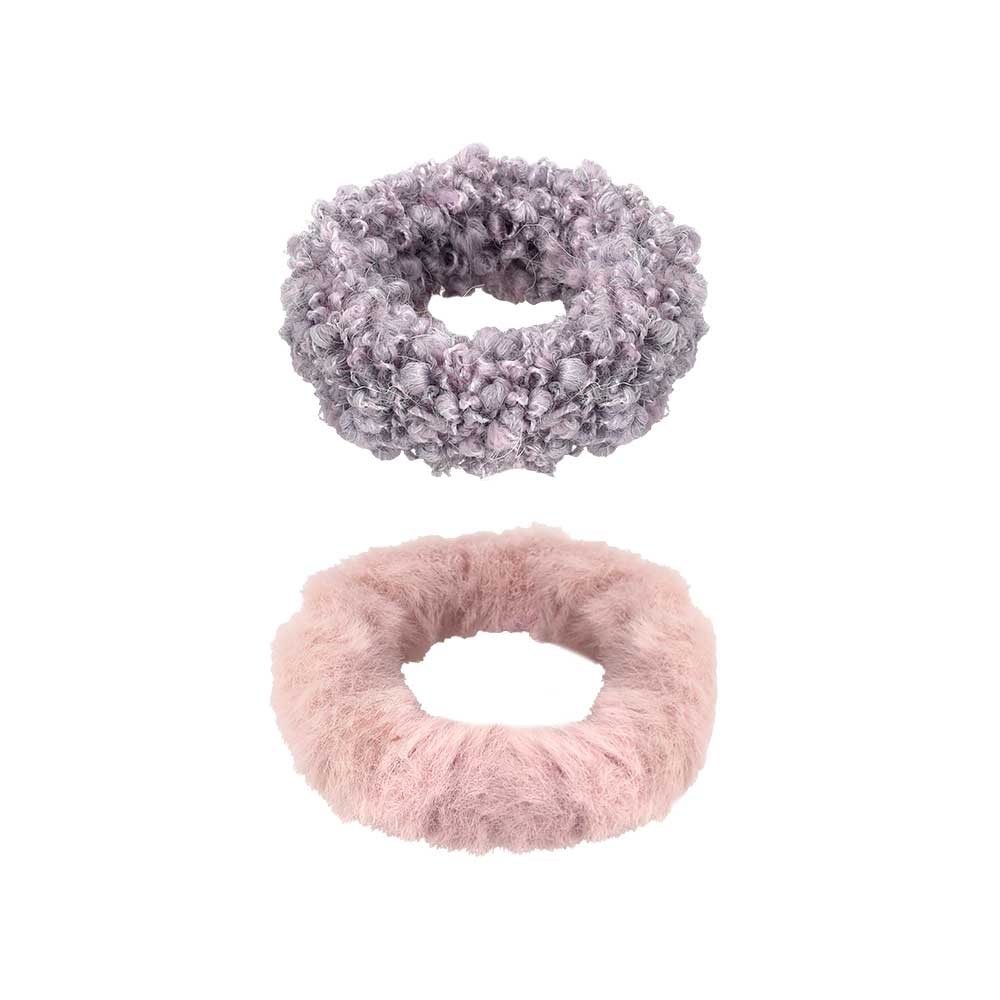 Fuzzy Hair Tie Set