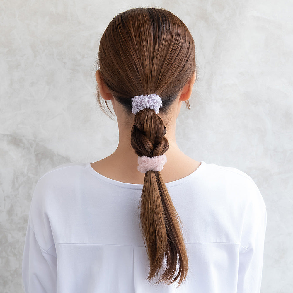 Fuzzy Hair Tie Set