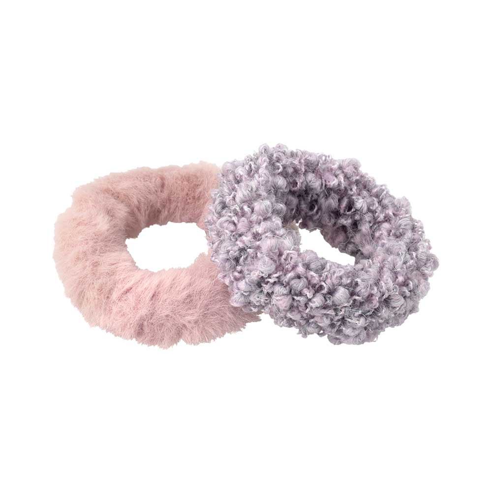 Fuzzy Hair Tie Set