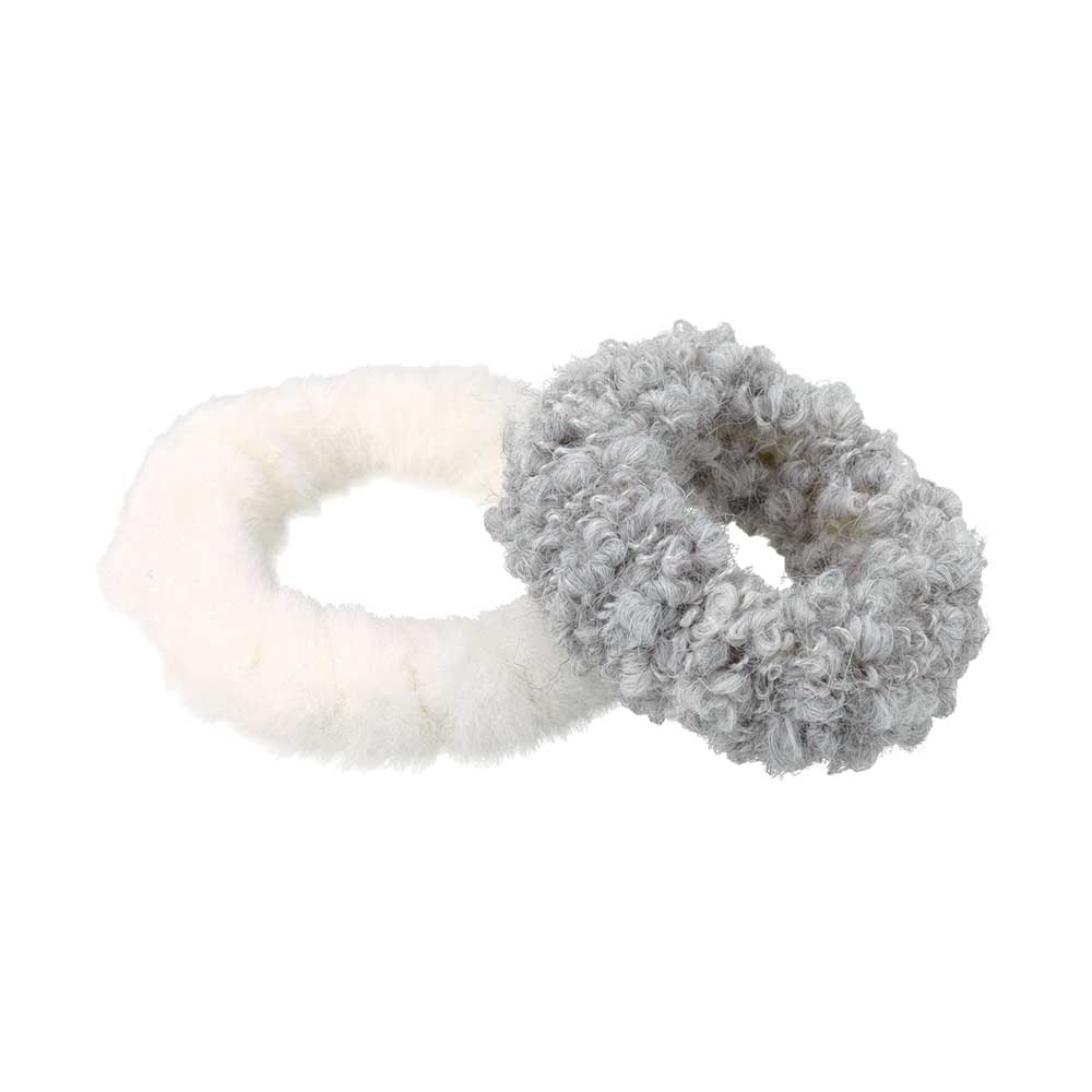 Fuzzy Hair Tie Set
