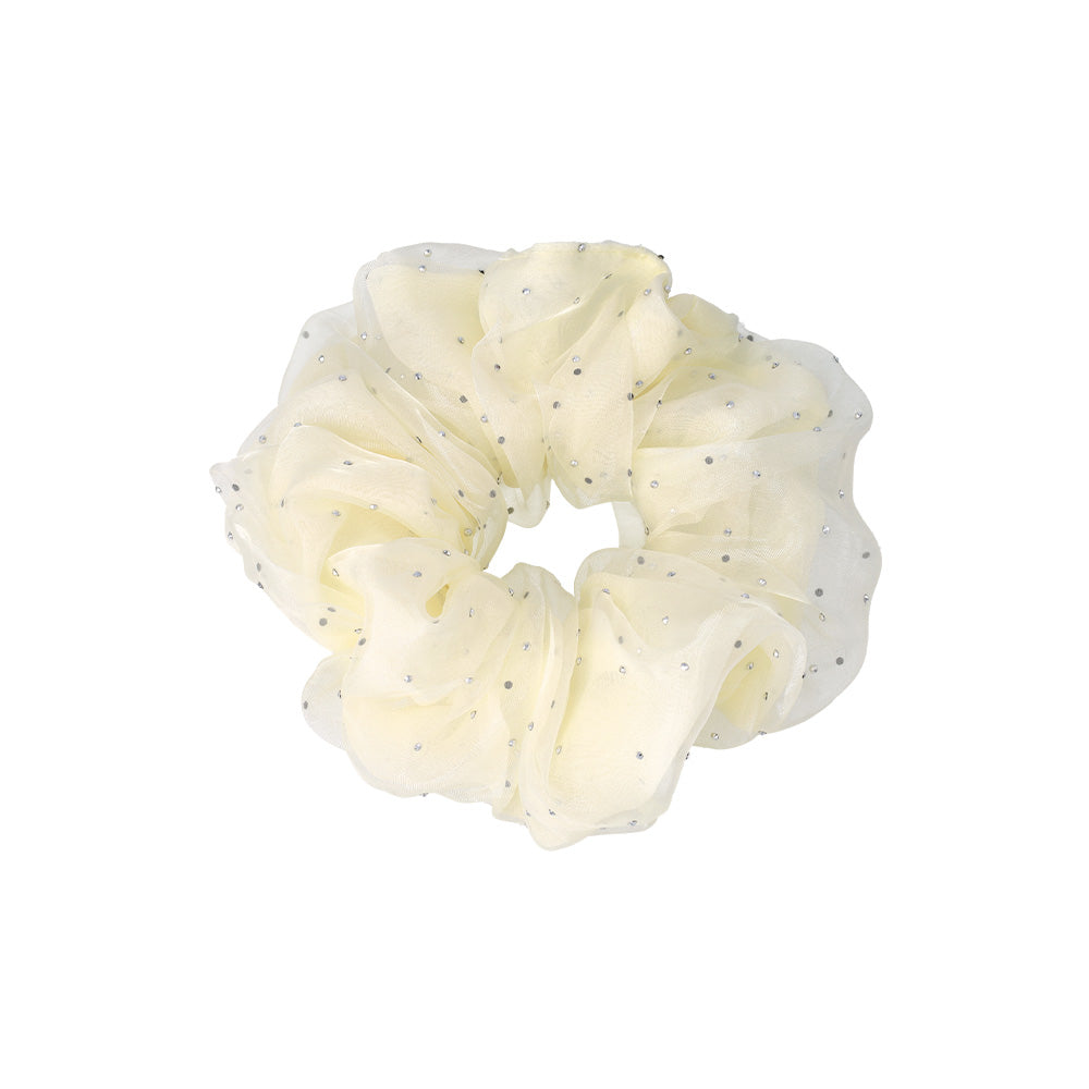 Metallic Dot Large Scrunchie