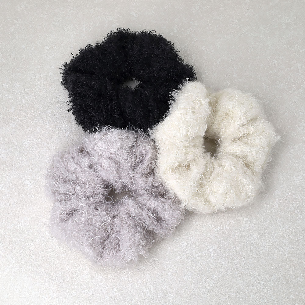 Fuzzy Voluminous Scrunchie