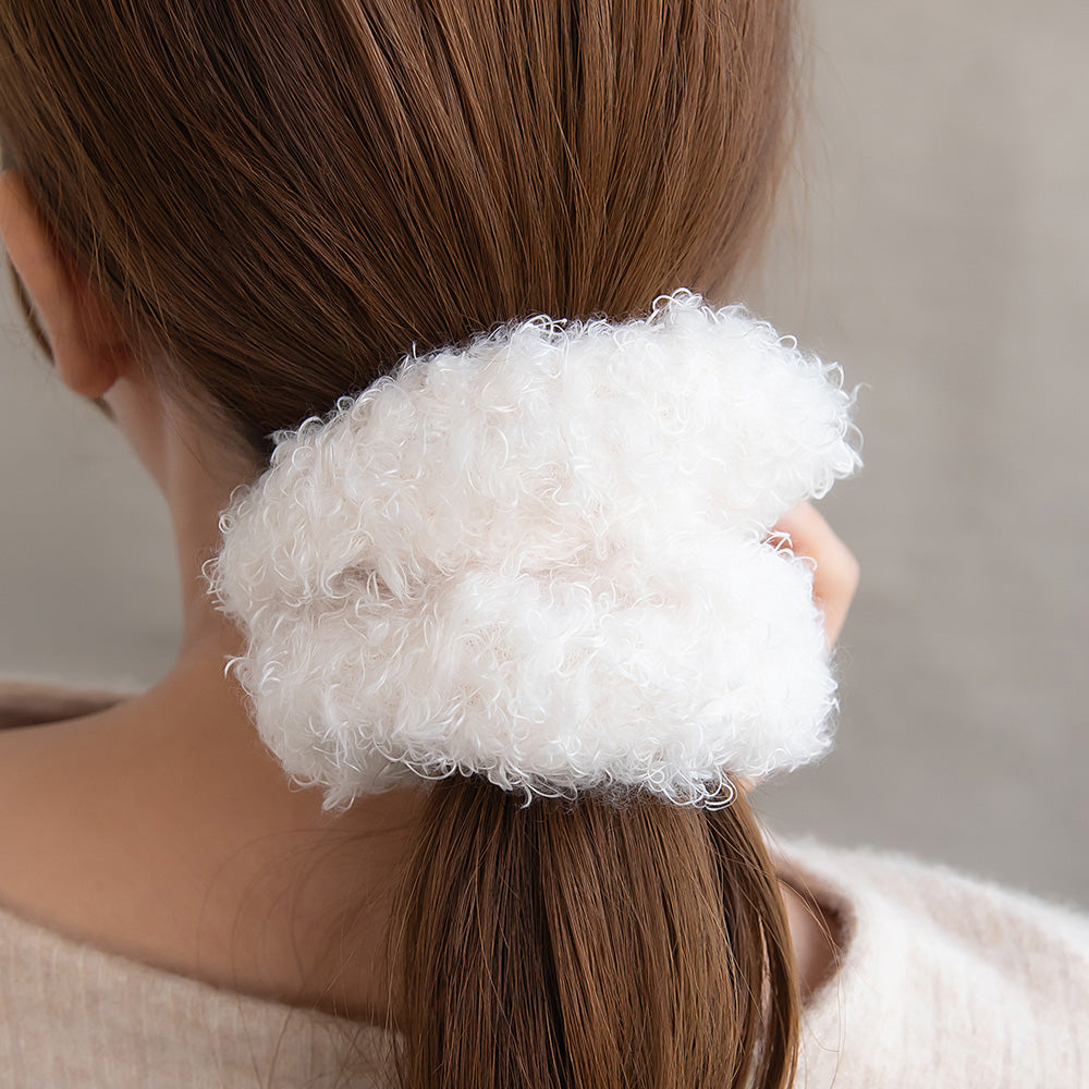 Fuzzy Voluminous Scrunchie