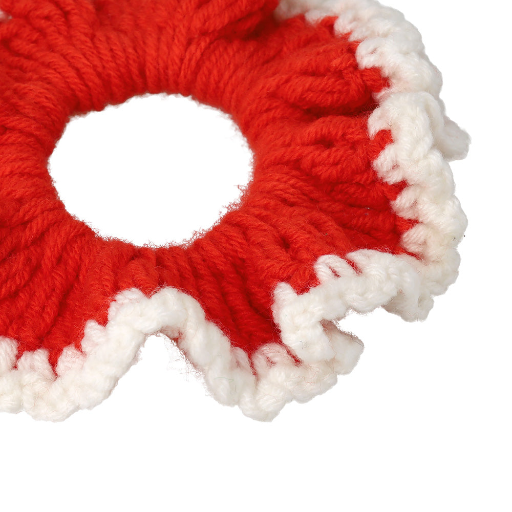 Trimmed Knit Scrunchie