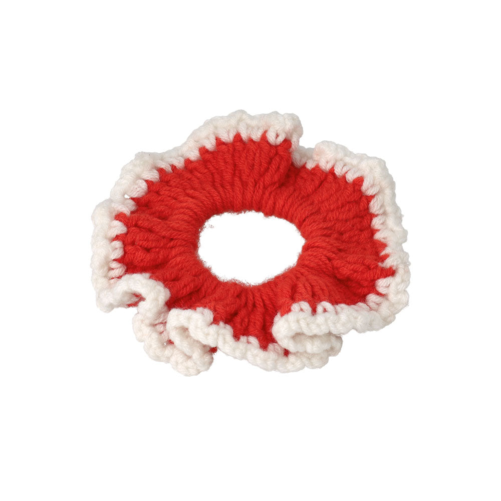 Trimmed Knit Scrunchie