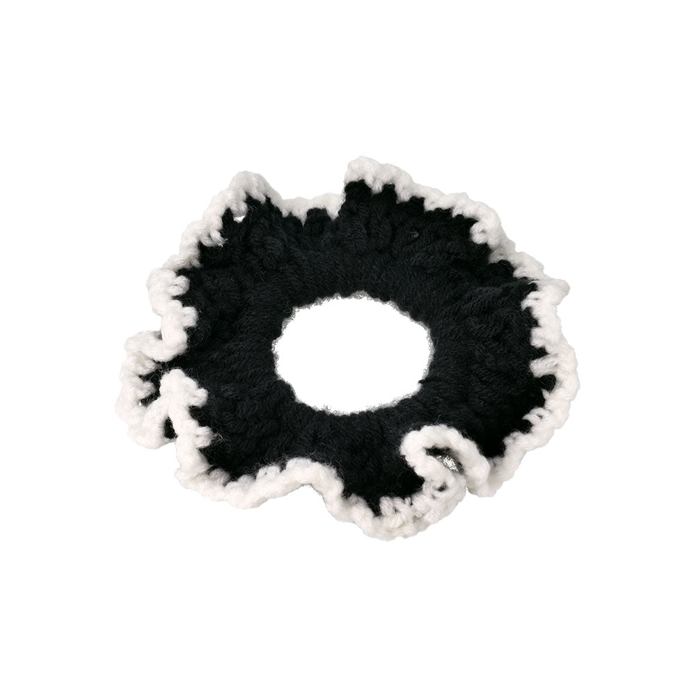 Trimmed Knit Scrunchie