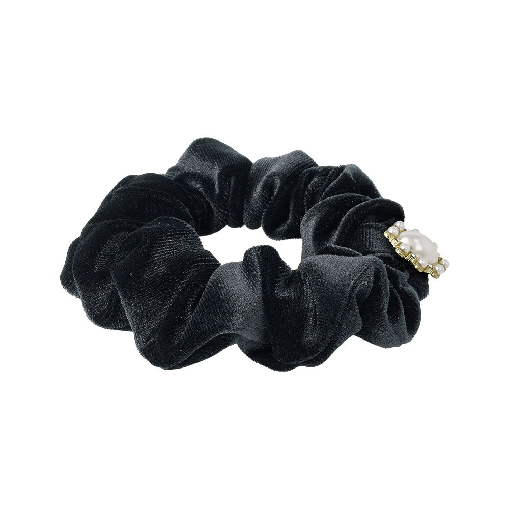Oval Bijou Velvet Scrunchie