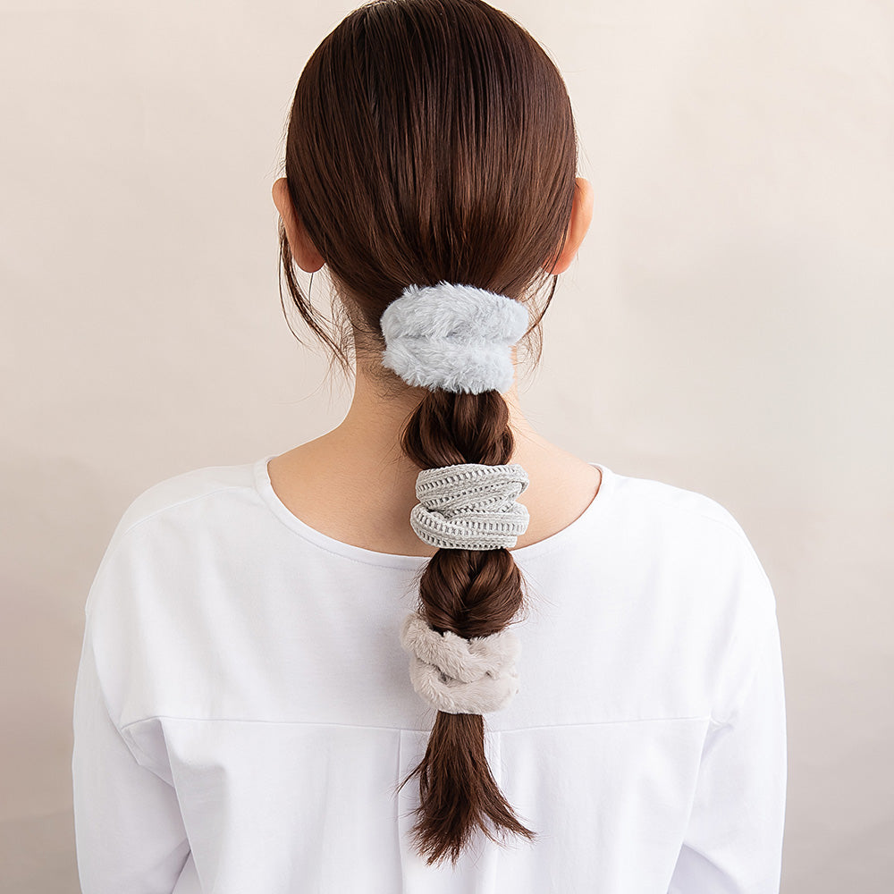 Cozy Muted Color Scrunchie Pack