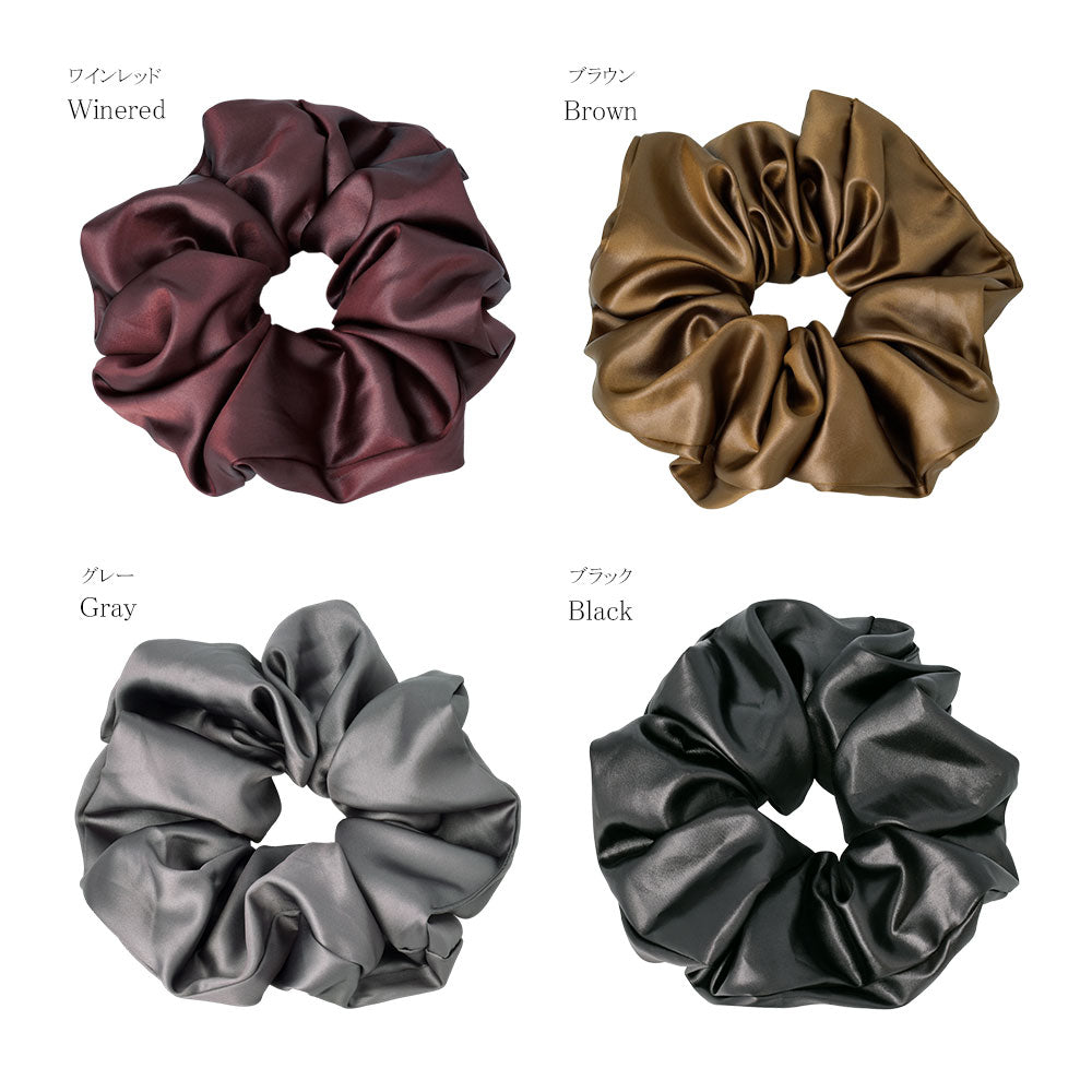 Large Earthy Color Scrunchie