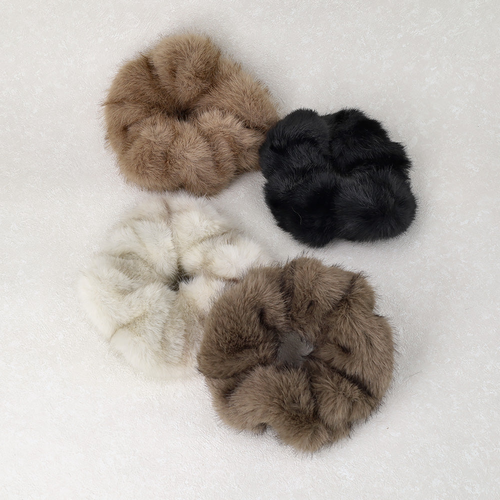 Faux Fur Scrunchie