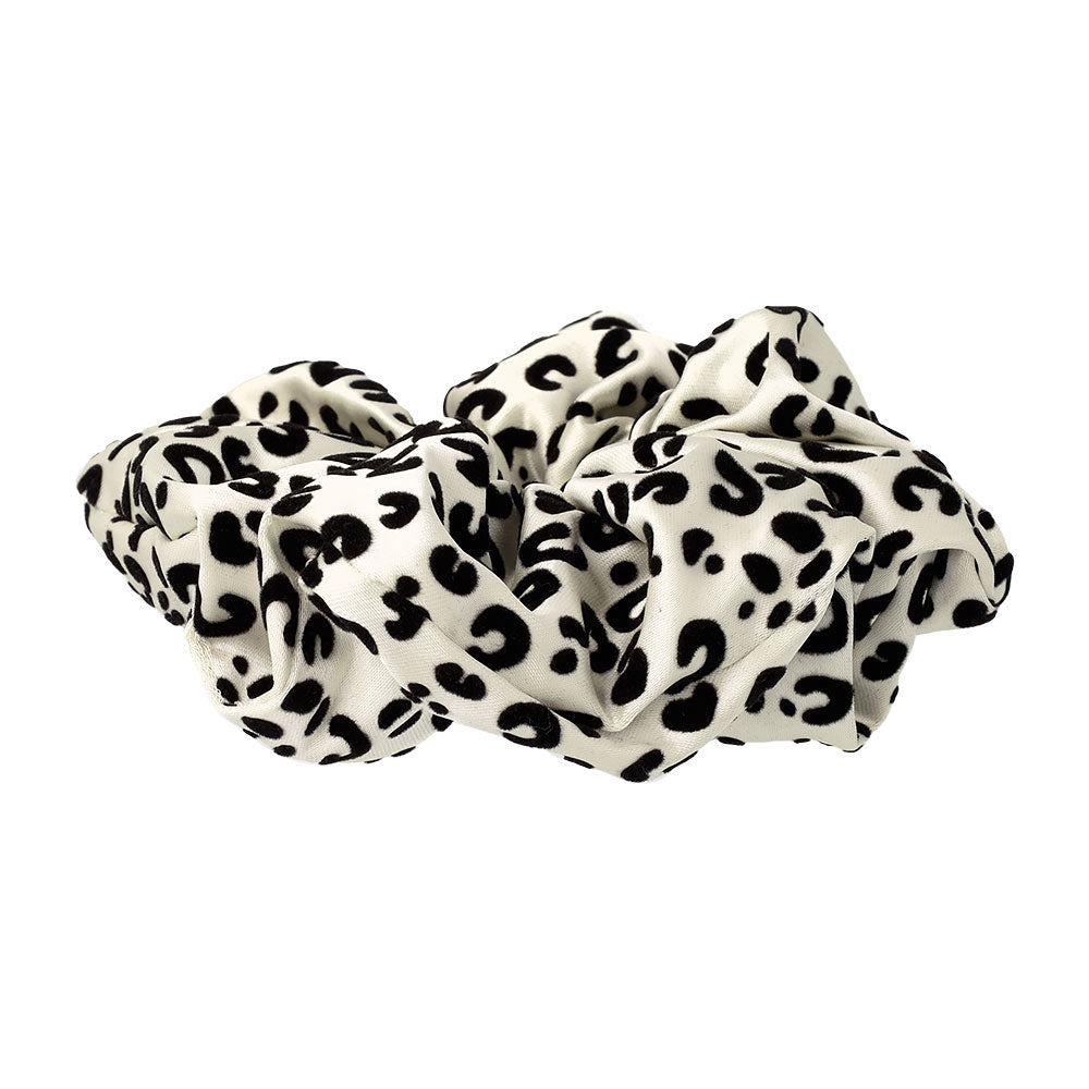Shimmering Leopard Pattern Scrunchie