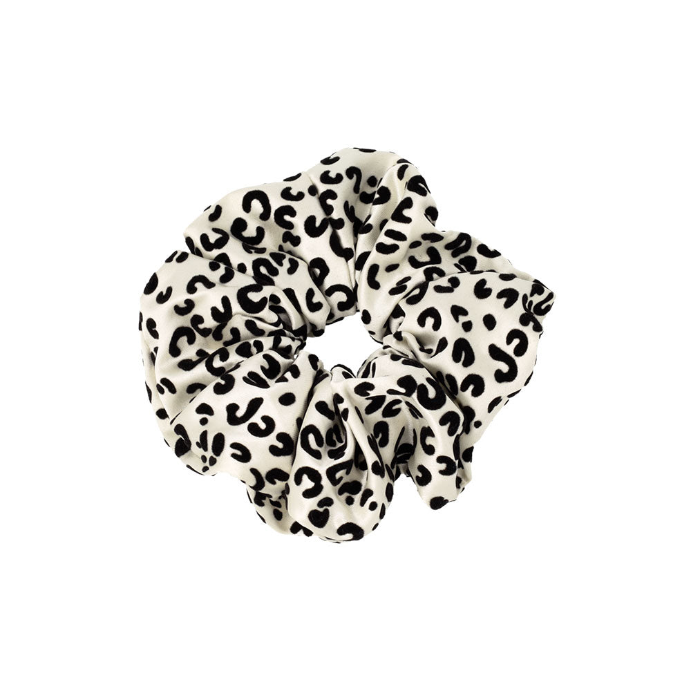 Shimmering Leopard Pattern Scrunchie