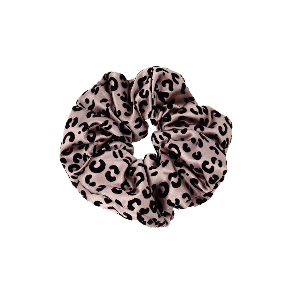 Shimmering Leopard Pattern Scrunchie