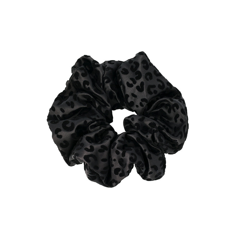 Shimmering Leopard Pattern Scrunchie