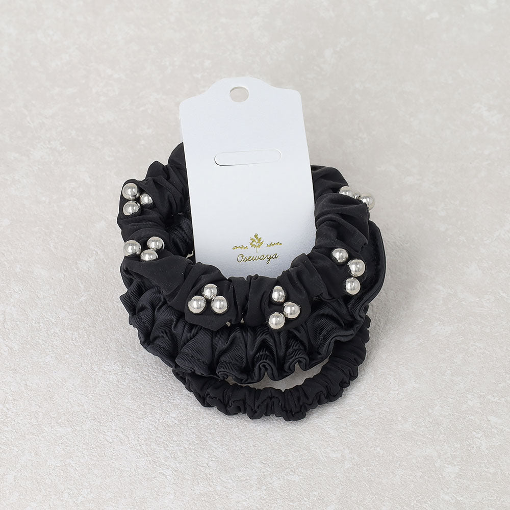 Mixed Black Scrunchie Pack
