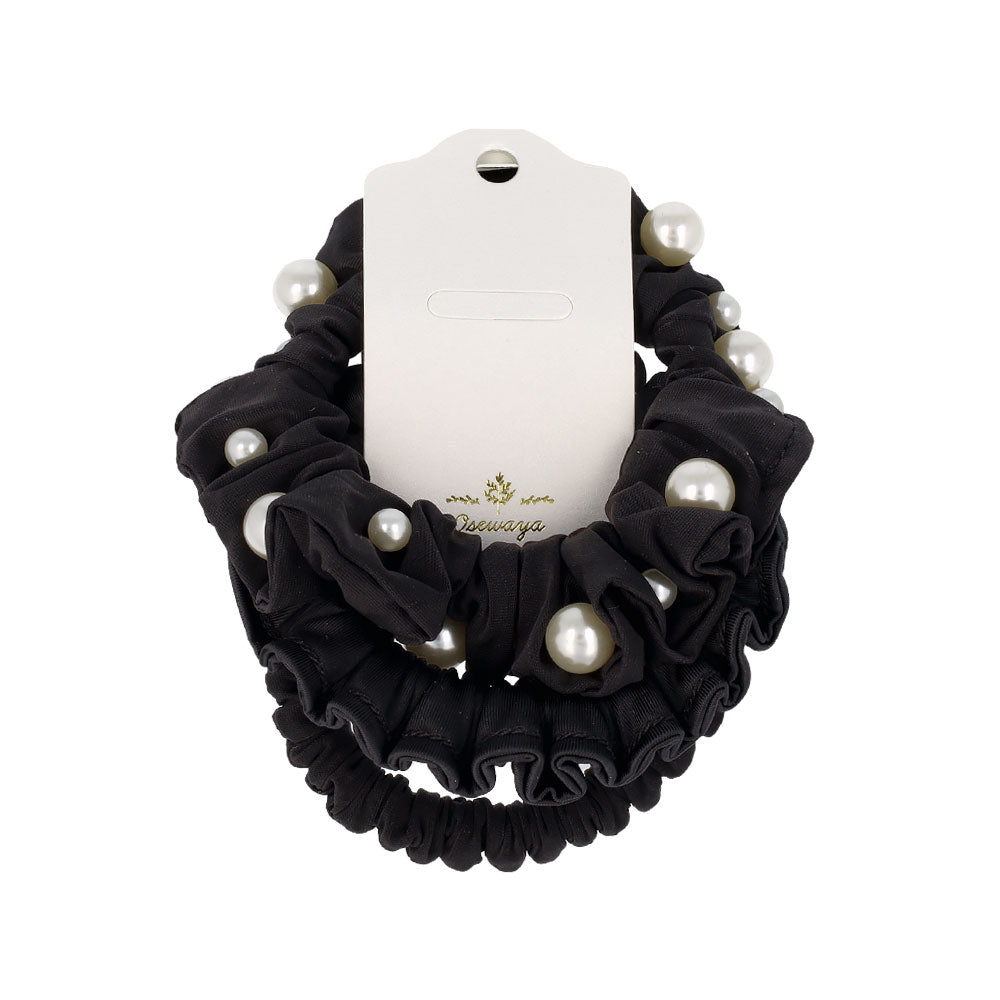 Mixed Black Scrunchie Pack