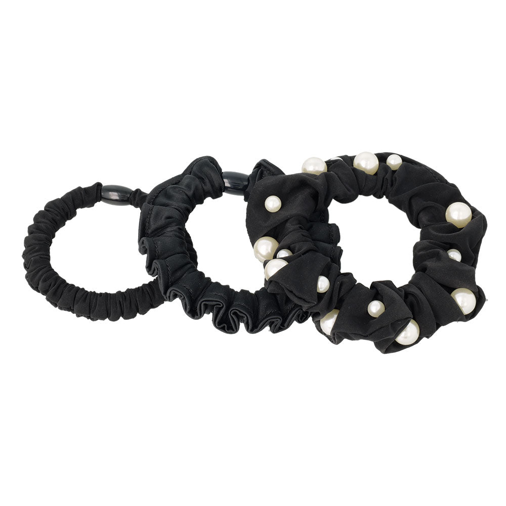 Mixed Black Scrunchie Pack